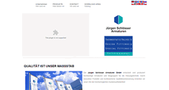 Desktop Screenshot of juergen-schloesser-armaturen.de